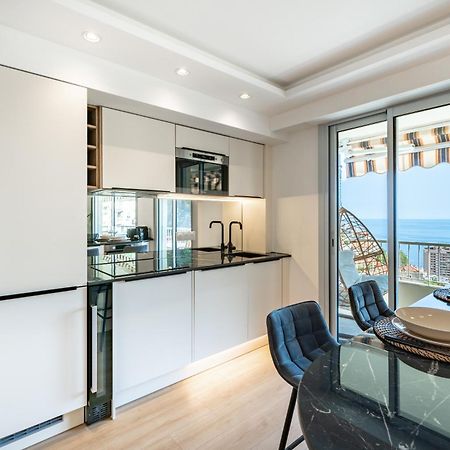 Baie De Monaco - Terrasse Vue Mer - Parking - Af 博索莱伊 外观 照片